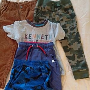 Bundle Of Boys Clothes Size 4T/4 Various Brands Adidas, Tommy Bahama, Old Navy
